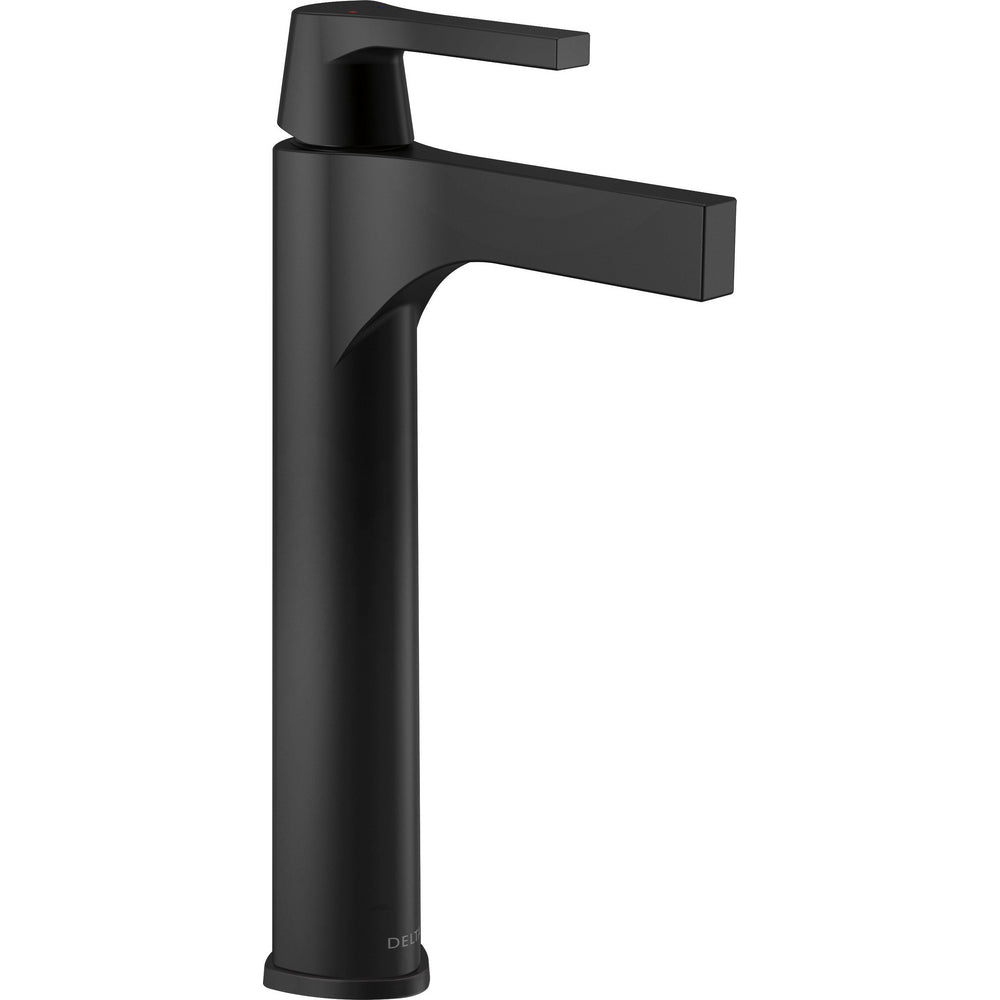 Delta Zura Vessel Sink Bathroom Faucet - Matte Black