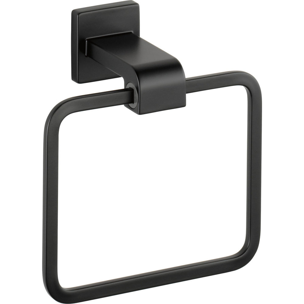 Delta Ara Towel Ring - Matte Black