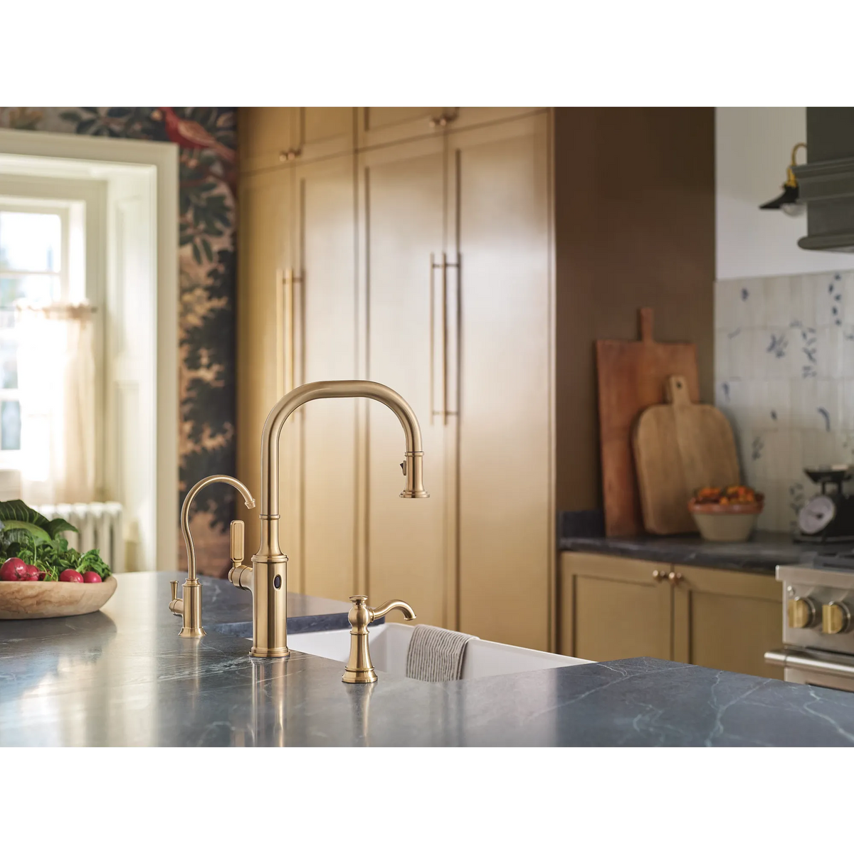 Moen Traditional Soap Dispenser S3945 in Bronzed Gold (S3945BZG) - view 2