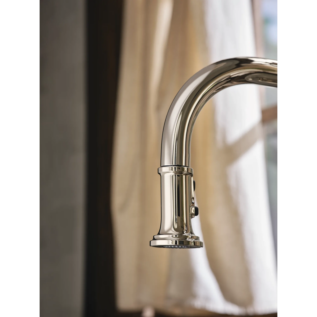 Moen Smyth Single-Handle High-Arc Pulldown Kitchen Faucet 7770 in Polished Nickel (7770NL) - view 3