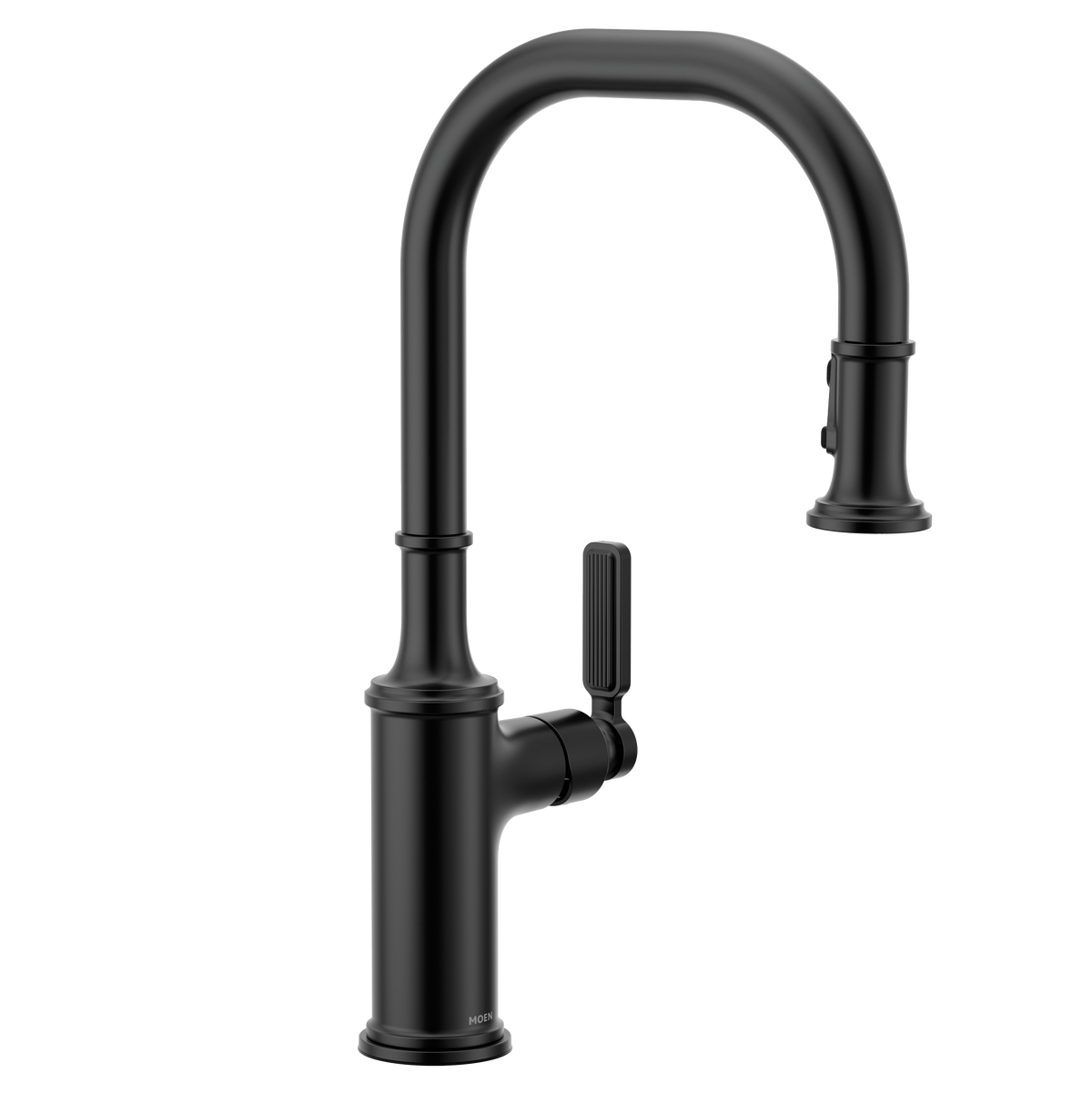 Moen Smyth Single-Handle High-Arc Pulldown Kitchen Faucet 7770 in Matte Black (7770BL)