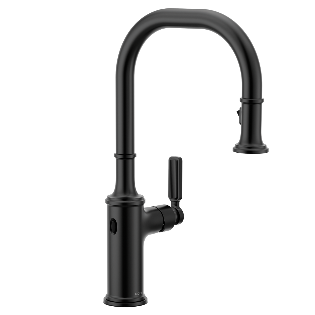 Moen Smyth MotionSense Wave Touchless Single-Handle Pulldown Kitchen Faucet 7770EW in Matte Black (7770EWBL)