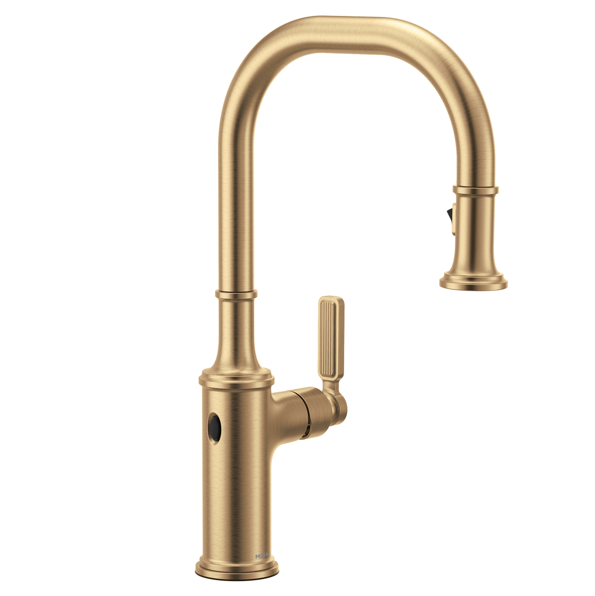 Moen Smyth MotionSense Wave Touchless Single-Handle Pulldown Kitchen Faucet 7770EW in Bronzed Gold (7770EWBZG)
