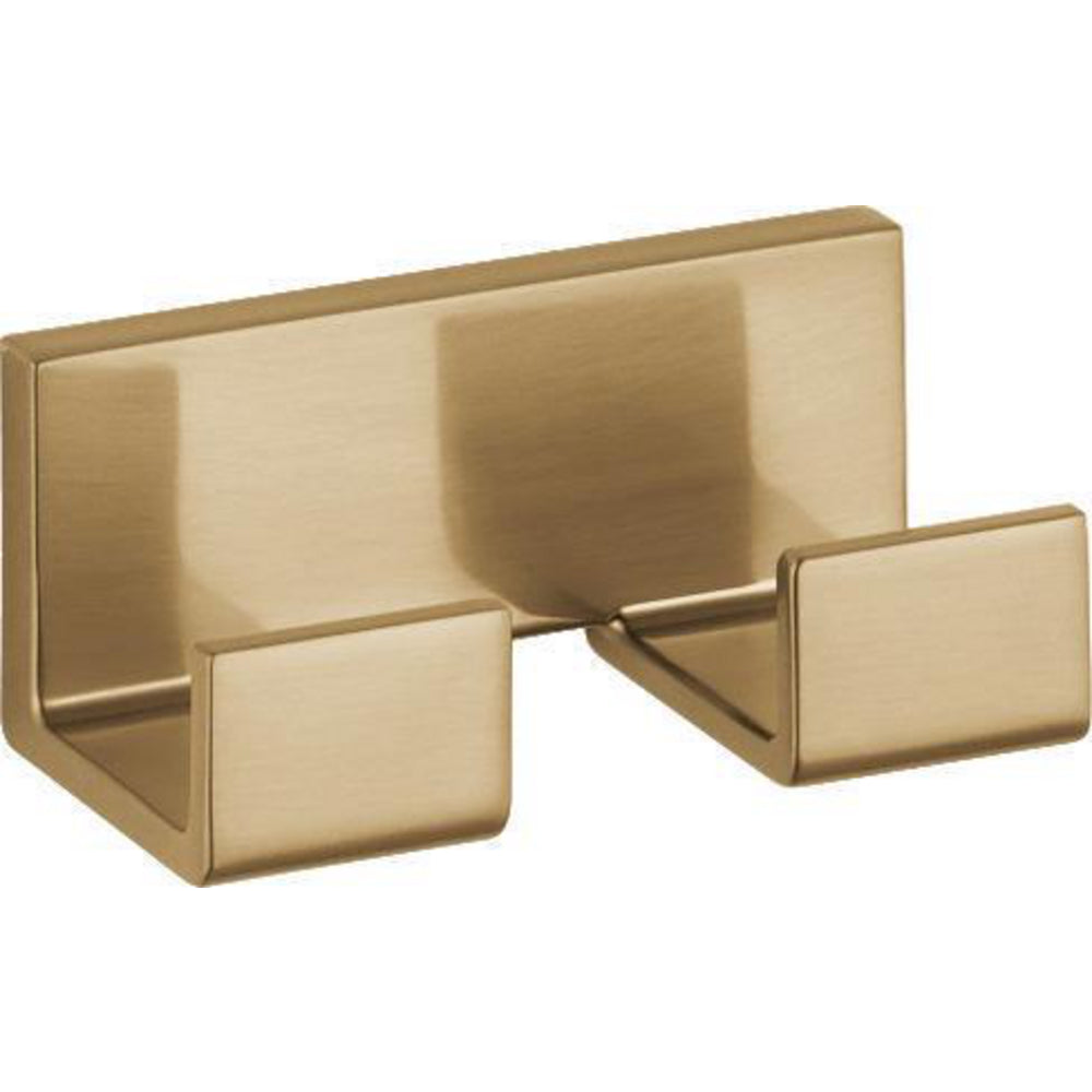 Delta Vero Double Robe Hook - Champagne Bronze