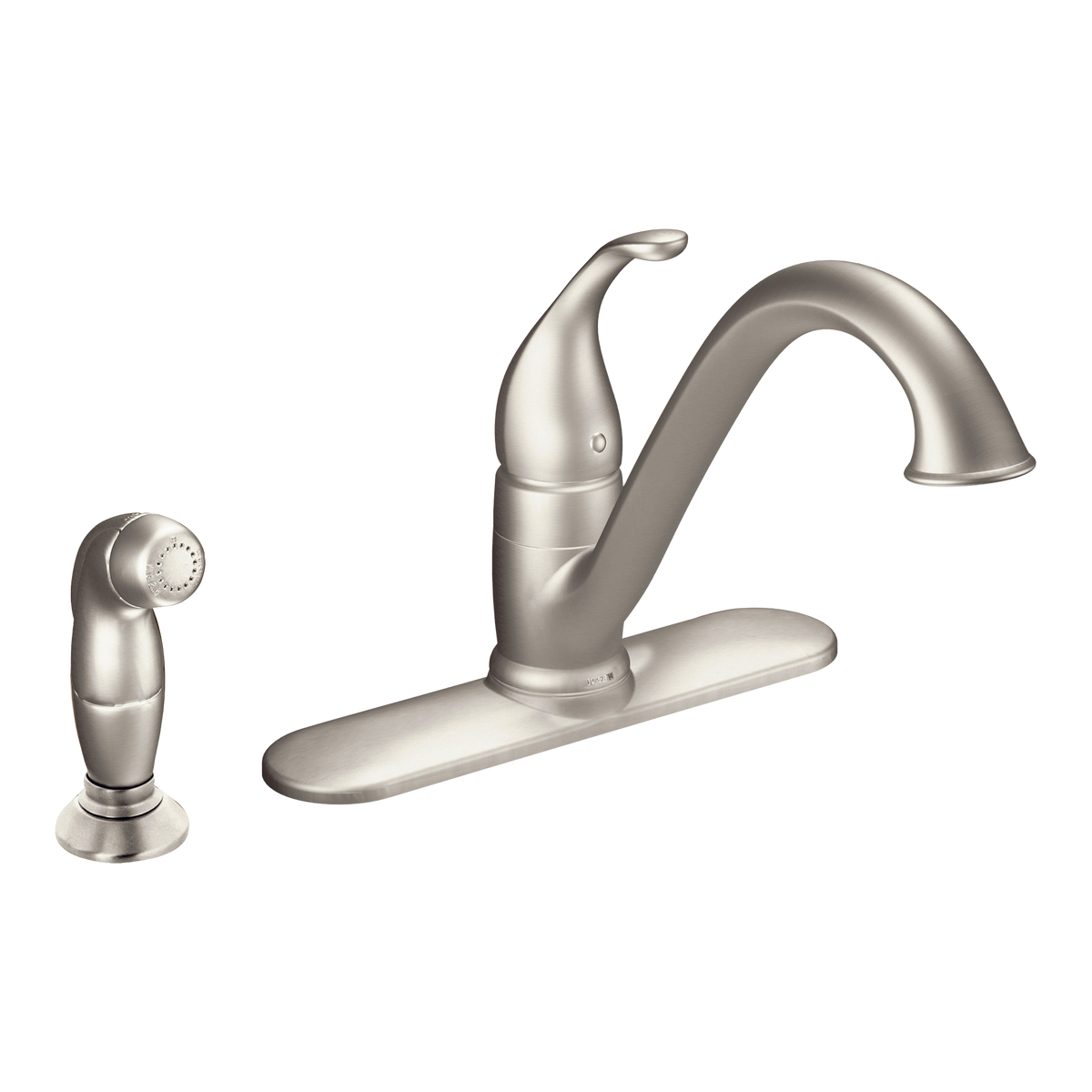 Moen Camerist Single-Handle Low-Arc Kitchen Faucet 7840 in Spot Resist Stainless (7840SRS)
