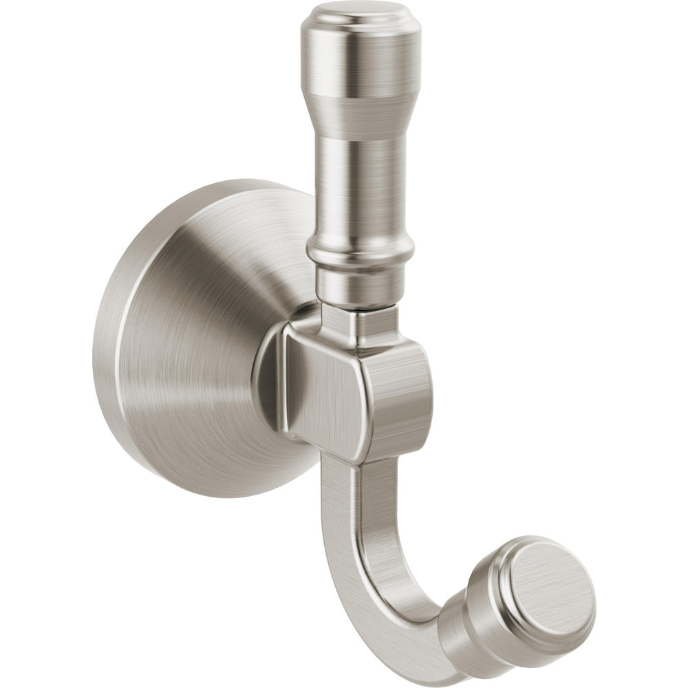 Delta Broderick Double Robe Hook - Stainless