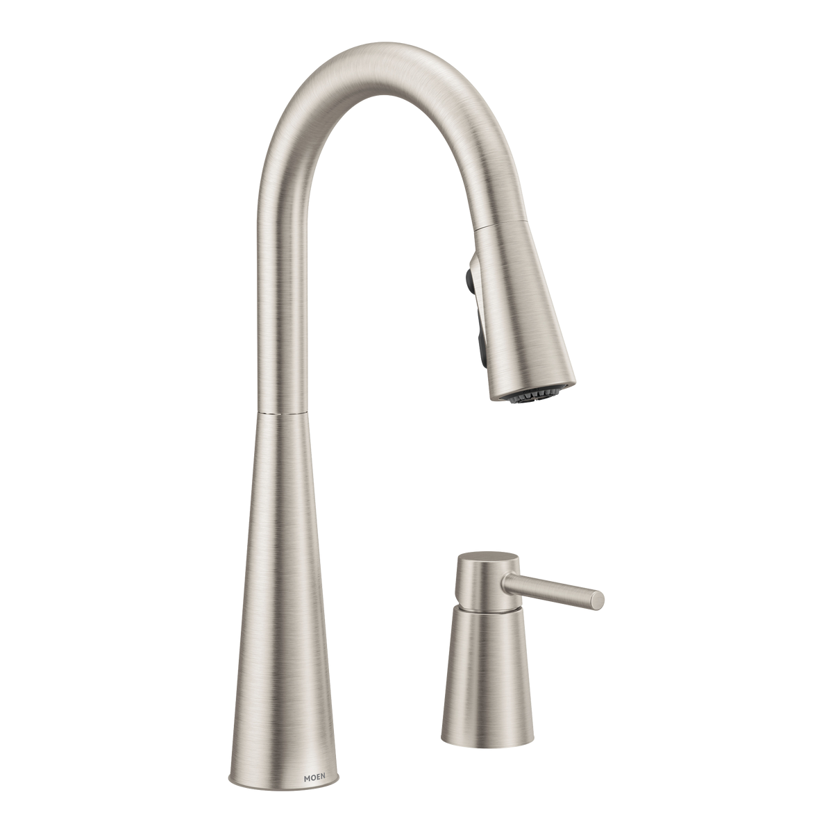 Moen Sleek Single-Handle Pulldown Kitchen Faucet 7871 in Spot Resist Stainless (7871SRS)