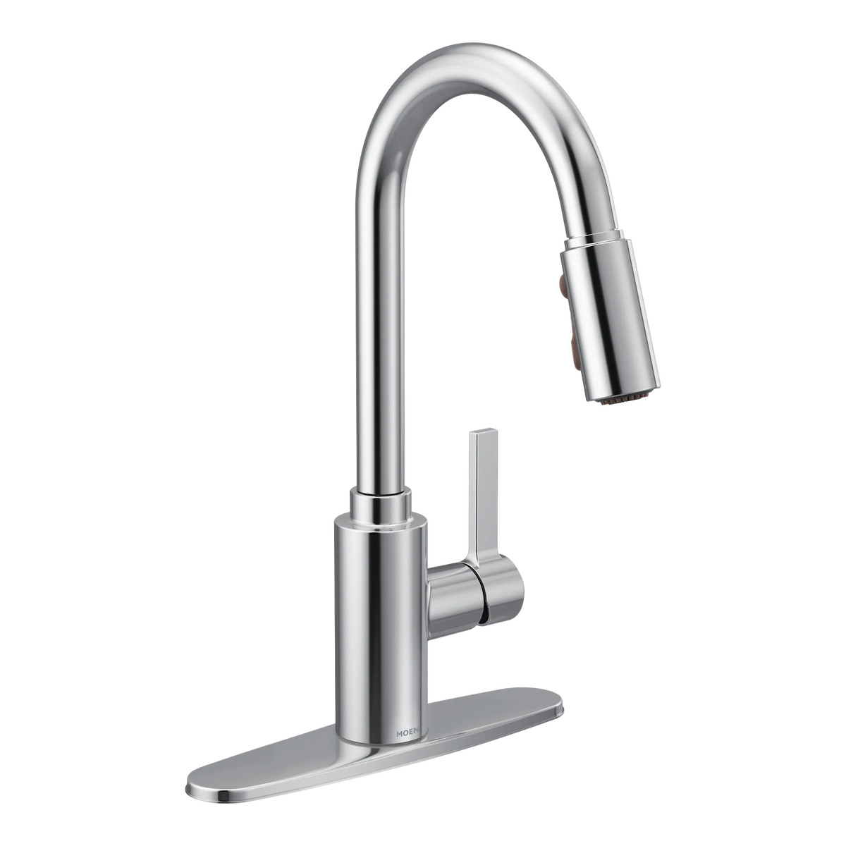 Moen Genta LX Single-Handle High-Arc Pulldown Kitchen Faucet 7882 in Chrome (7882) - view 5