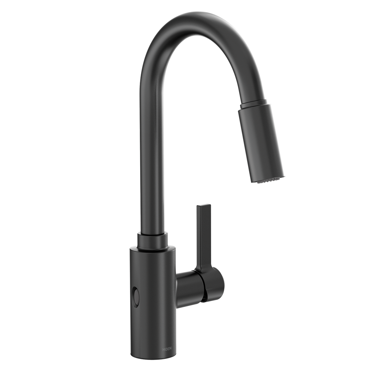 Moen Genta LX MotionSense Wave Single-Sensor Single-Handle High-Arc Pulldown Kitchen Faucet 7882EW in Matte Black (7882EWBL)