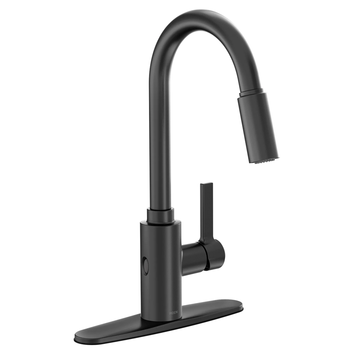 Moen Genta LX MotionSense Wave Single-Sensor Single-Handle High-Arc Pulldown Kitchen Faucet 7882EW in Matte Black (7882EWBL) - view 2
