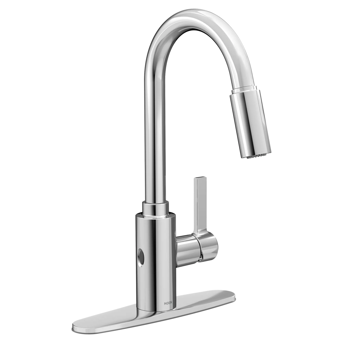 Moen Genta LX MotionSense Wave Single-Sensor Single-Handle High-Arc Pulldown Kitchen Faucet 7882EW in Chrome (7882EWC) - view 2