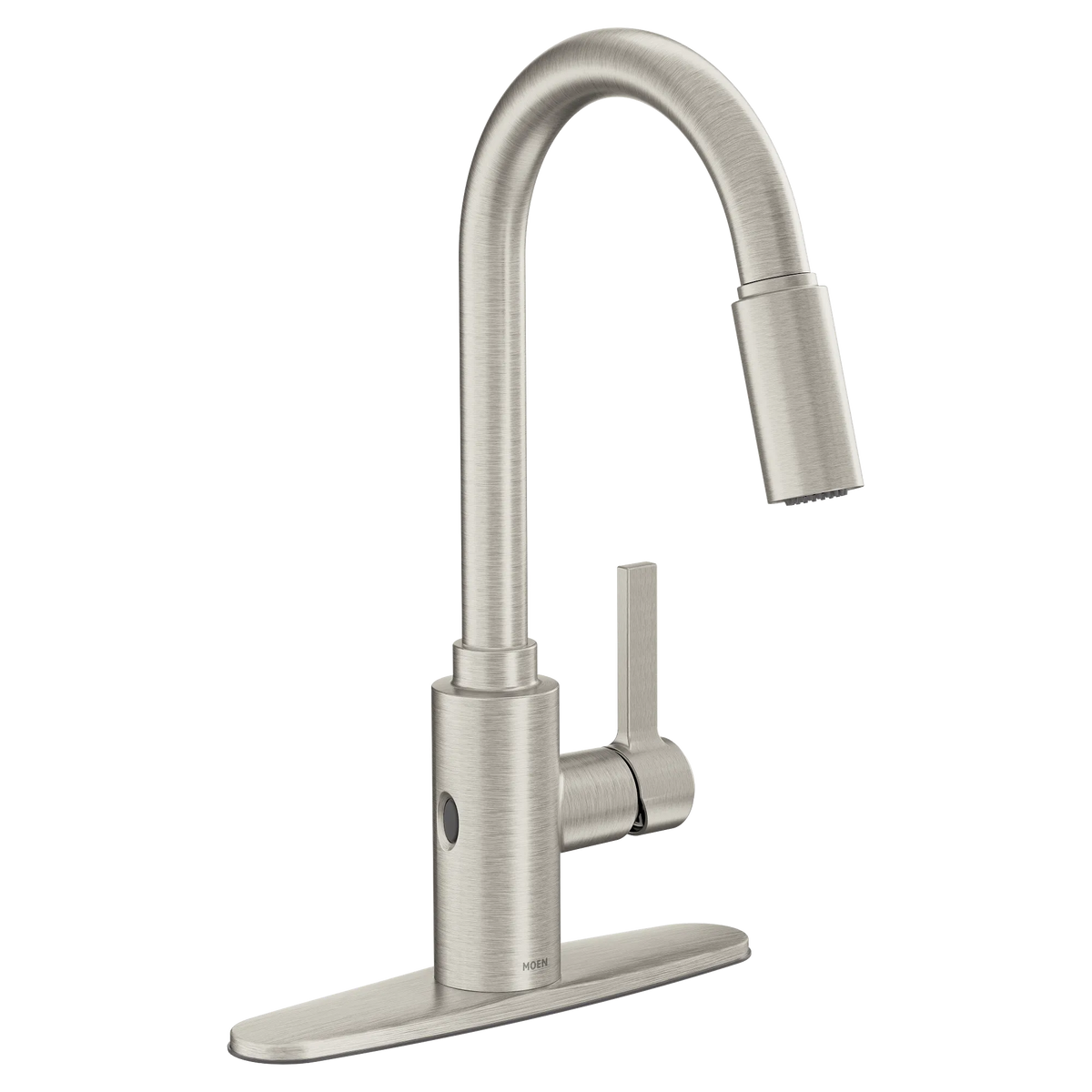 Moen Genta LX MotionSense Wave Single-Sensor Single-Handle High-Arc Pulldown Kitchen Faucet 7882EW in Spot Resist Stainless (7882EWSRS) - view 2