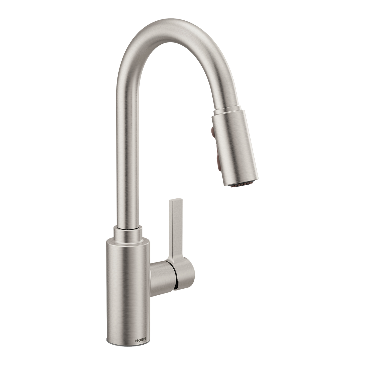 Moen Genta LX Single-Handle High-Arc Pulldown Kitchen Faucet 7882 in Spot Resist Stainless (7882SRS)