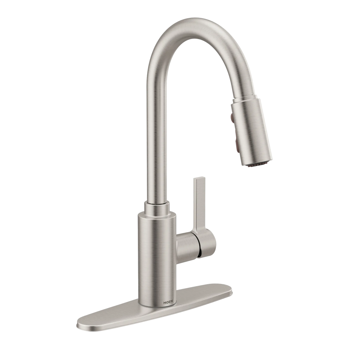 Moen Genta LX Single-Handle High-Arc Pulldown Kitchen Faucet 7882 in Spot Resist Stainless (7882SRS) - view 6