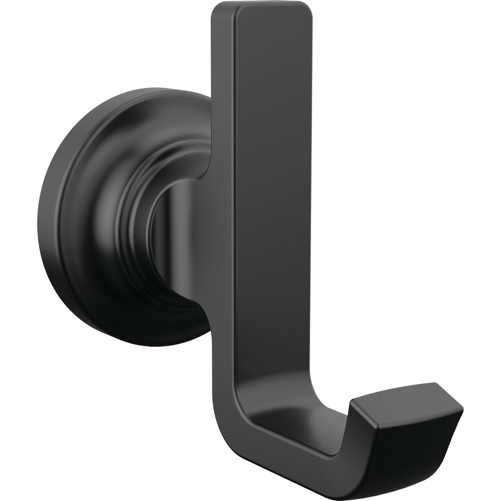 Delta Tetra Robe Hook - Matte Black