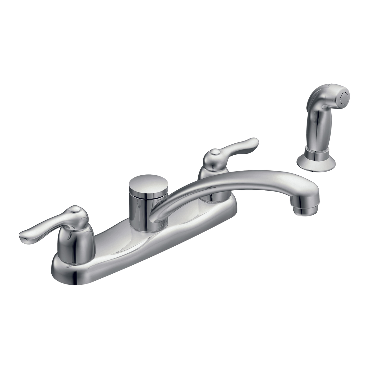 Moen Chateau Two-Handle Low-Arc Kitchen Faucet 7907 in Chrome (7907)