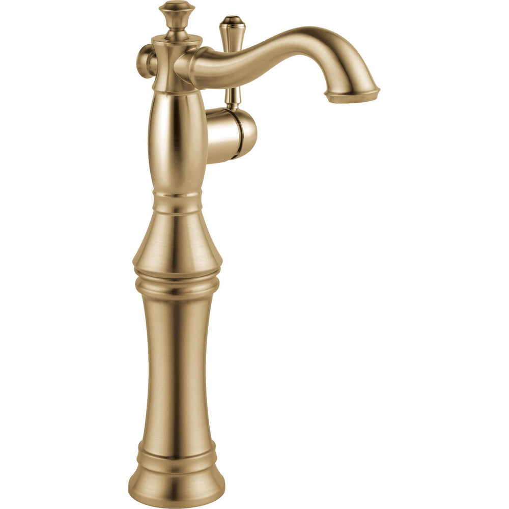 Delta Cassidy Vessel Sink Bathroom Faucet - Champagne Bronze