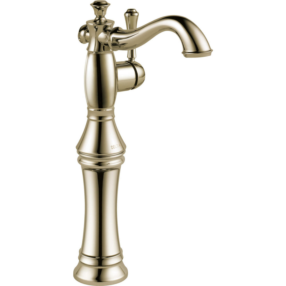 Delta Cassidy Vessel Sink Bathroom Faucet - Polished Nickel