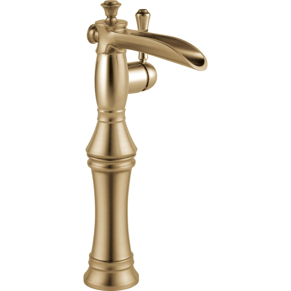 Delta Cassidy Vessel Sink Bathroom Faucet 798LF - Champagne Bronze
