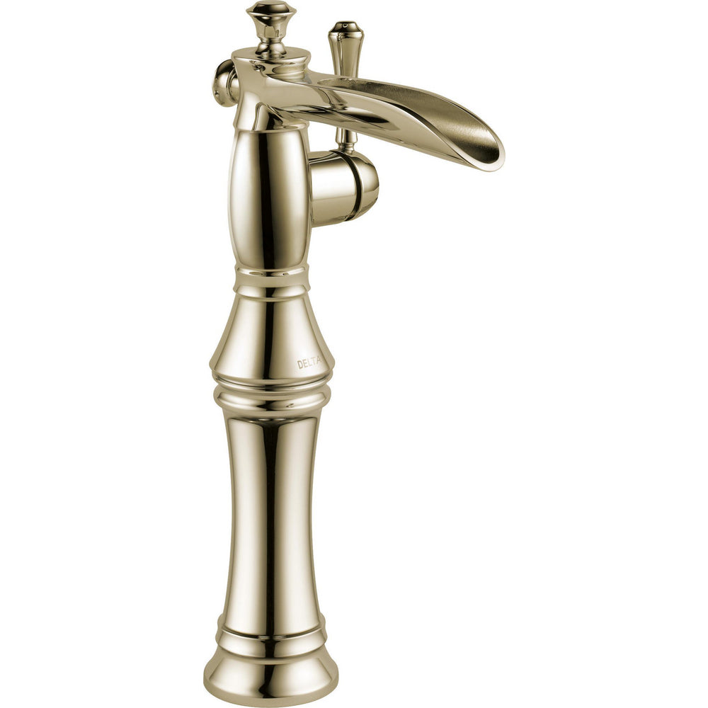 Delta Cassidy Vessel Sink Bathroom Faucet 798LF - Polished Nickel