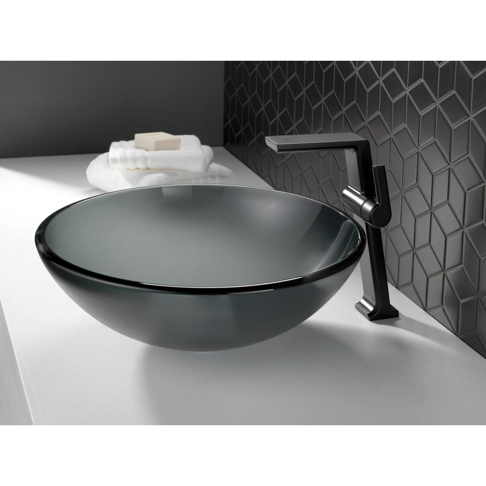 Delta Pivotal Single Handle Vessel Faucet - Matte Black