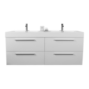 Rubi Arto Lacquered Basin/Cabinet Set White Gloss RTOL138KBL