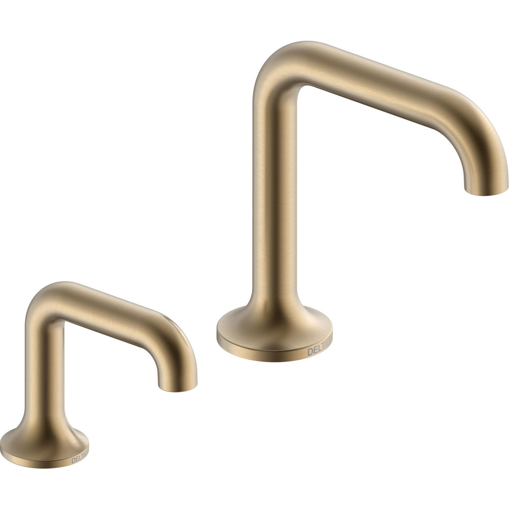 Delta Commercial 811DPA90-SD Driftex Electronic Lavatory Faucet and Soap Dispenser Combo with Proximity Sensing - Battery Operated, 0.35 gpm - Champagne Bronze