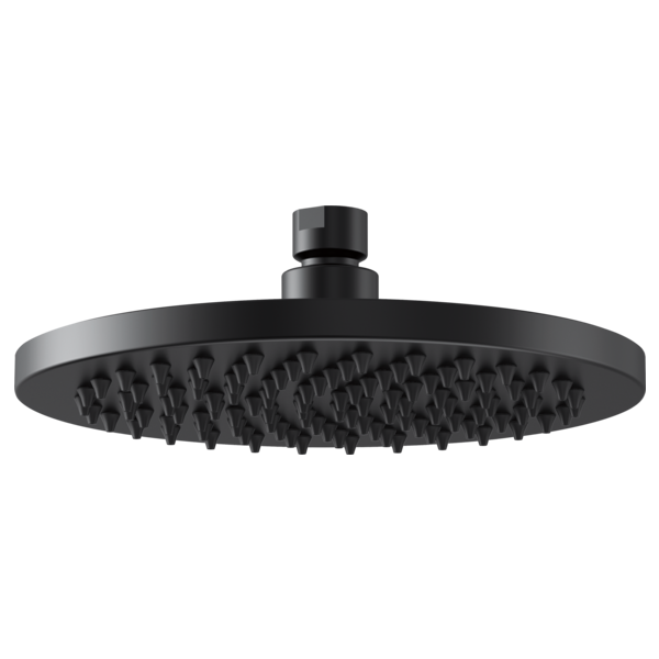 Brizo 8" Linear Round Single-Function Raincan Shower Head - 1.75 GPM 81375-BL - Plumbing Market