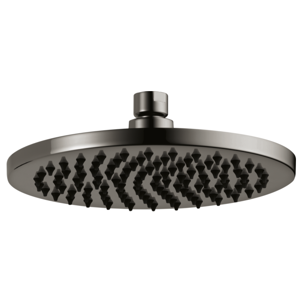 Brizo 8" Linear Round Single-Function Raincan Shower Head - 2.5 GPM 81375-BNX-2.5 - Plumbing Market