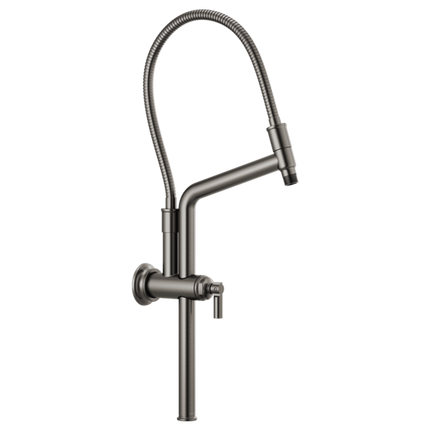 Brizo 10 7/16" Classic Slide Bar Shower Arm And Flange 81376-SL - Plumbing Market