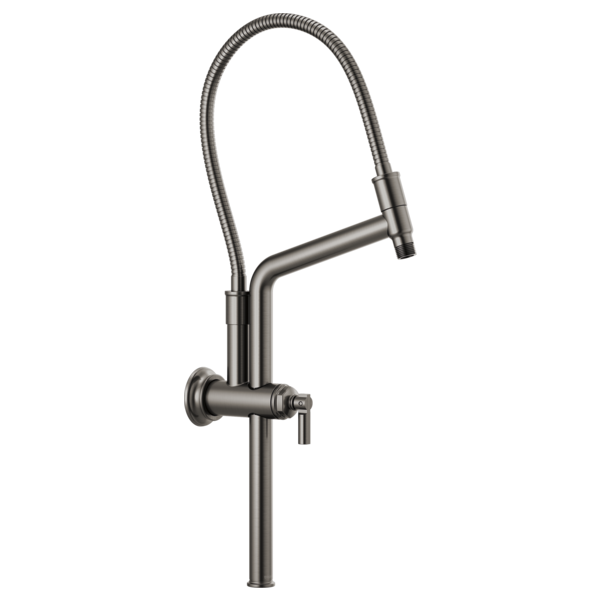 Brizo 10 7/16" Classic Slide Bar Shower Arm And Flange 81376-SL - Plumbing Market