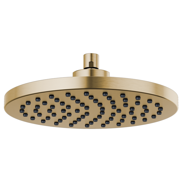 Brizo 10" Linear Round Single-Function Raincan Shower Head - 2.5 GPM 81398-GL-2.5 - Plumbing Market