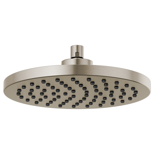 Brizo 10" Linear Round Single-Function Raincan Shower Head - 2.5 GPM 81398-NK-2.5 - Plumbing Market