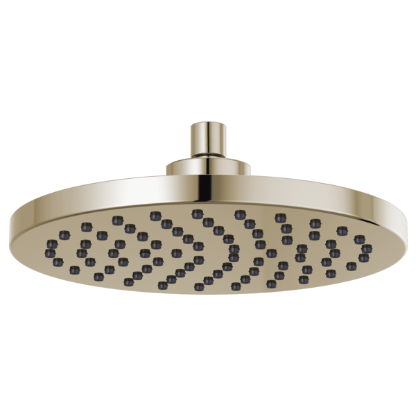Brizo 10" Linear Round Single-Function Raincan Shower Head - 2.5 GPM 81398-PN-2.5 - Plumbing Market