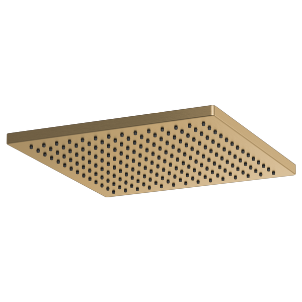 Brizo 12" Linear Square Single-Function Raincan Shower Head - 2.5 GPM 81399-GL-2.5 - Plumbing Market