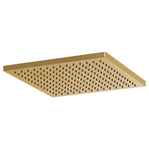 Brizo 12" Linear Square Single-Function Raincan Shower Head - 2.5 GPM 81399-PG-2.5 - Plumbing Market