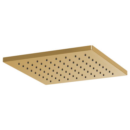 Brizo 12" Linear Square Single-Function Raincan Shower Head - 1.75 GPM 81399-PG - Plumbing Market