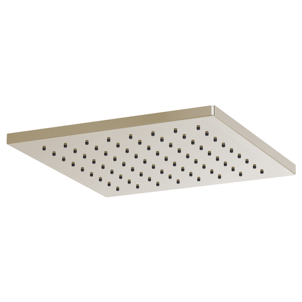 Brizo 12" Linear Square Single-Function Raincan Shower Head - 1.75 GPM 81399-PN - Plumbing Market