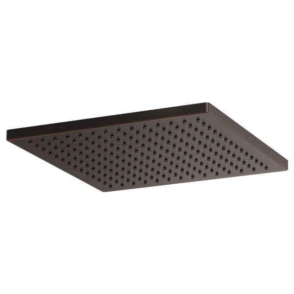 Brizo 12" Linear Square Single-Function Raincan Shower Head - 2.5 GPM 81399-RB-2.5 - Plumbing Market