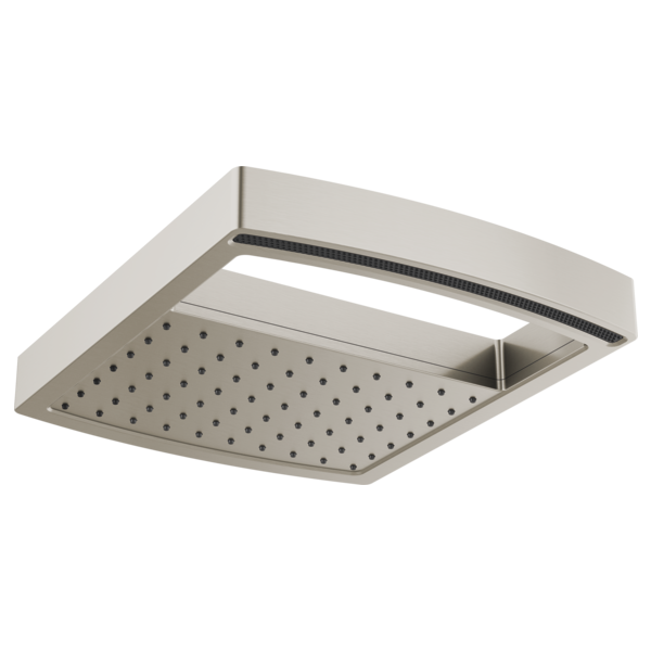 Brizo 14" Dual Waterway Multi-Function Raincan Shower Head - 2.5 GPM 81406-NK-2.5 - Plumbing Market