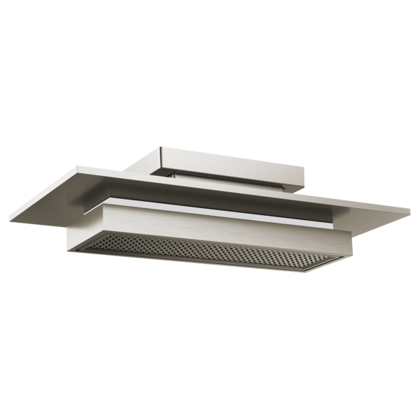 Brizo 21” Single-Function Raincan Shower Head with Integrated Lighting - 1.75 GPM 81422-NK - Plumbing Market