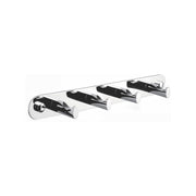 Kube Bath Aqua Rondo by KubeBath Robe Hook With 4 Hooks - Chrome (8154-4)