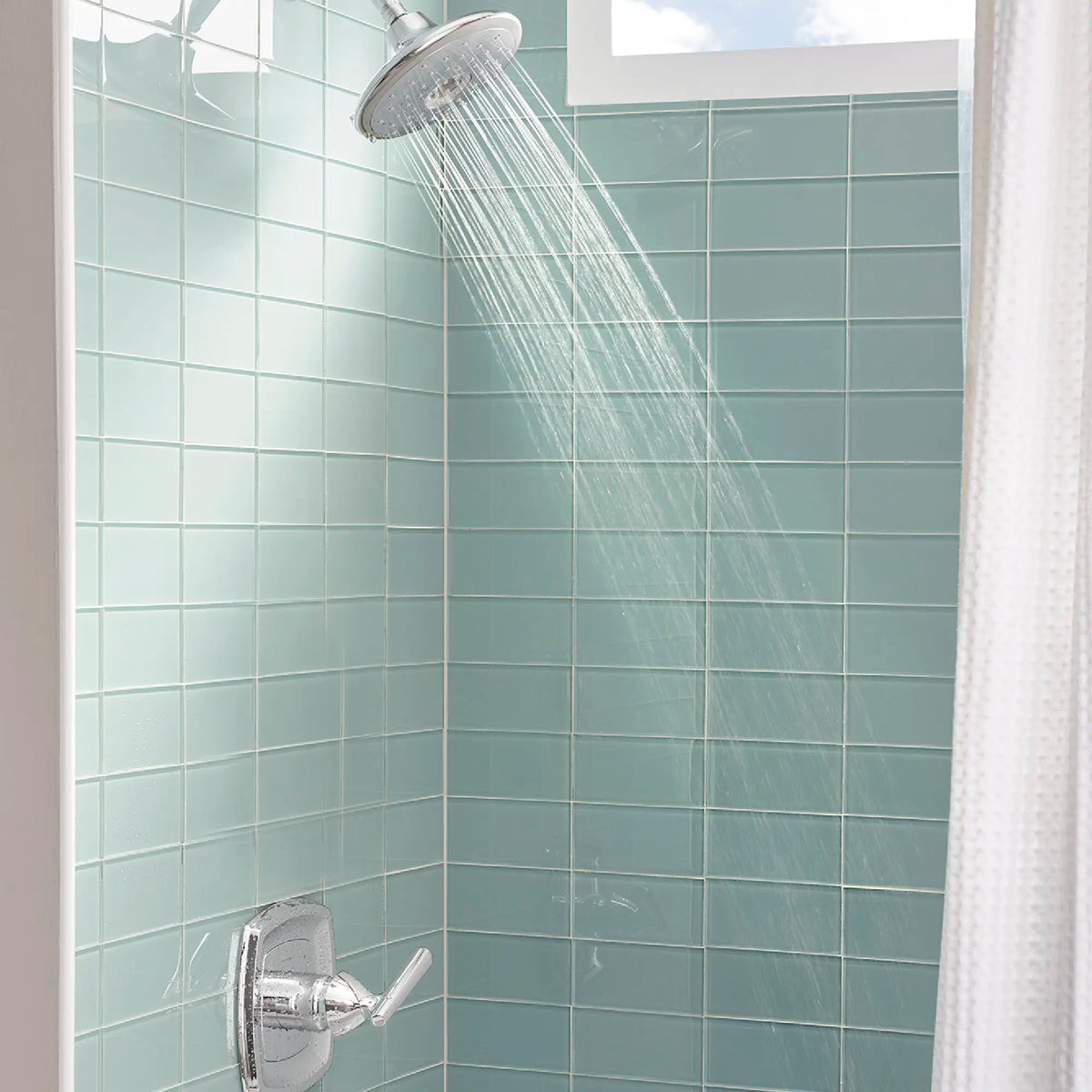 American Standard Spectra eTouch 7-Inch 1.8 gpm/6.8 L/min Water-Saving Fixed Showerhead