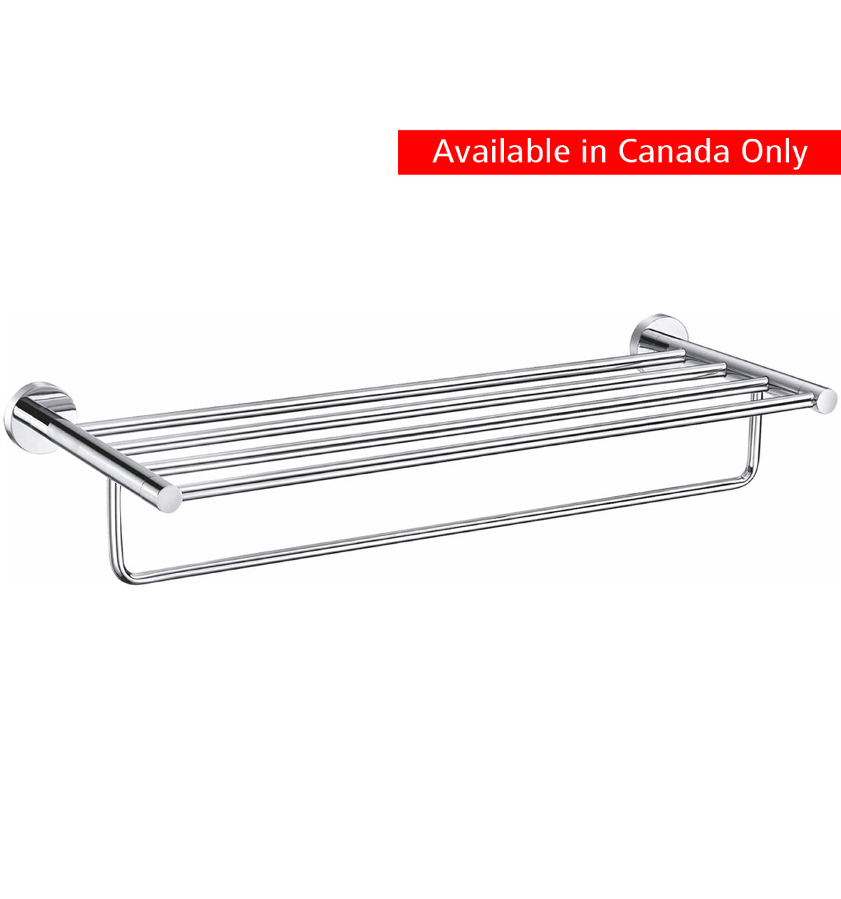 Kube Bath Aqua Rondo by KubeBath Towel Rack - Chrome (8181) view 2