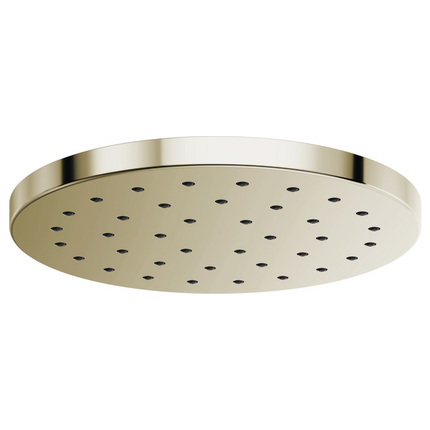 Brizo 14” Linear Round H<sub>2</sub>Okinetic® Single-Function Raincan Shower Head 2.5 GPM 81987-PN-2.5 - Plumbing Market