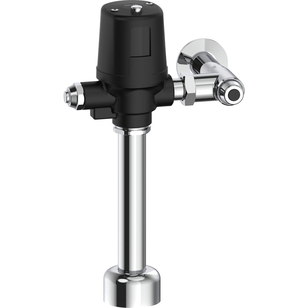 Delta Commercial 81T201BTA-42-MMO Electronic Exposed Water Closet Flush Valve with Mechanical Manual Override - Battery Operated - Matte Black