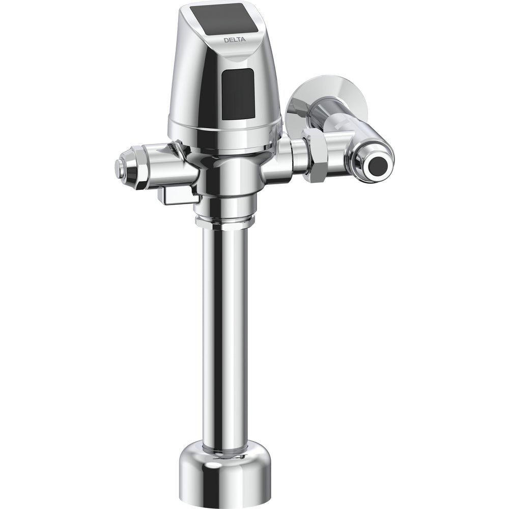 Delta Commercial 81T201SP-DF-MMO Electronic Exposed Water Closet Flush Valve with MMO and Dual Flush - Solar Operated