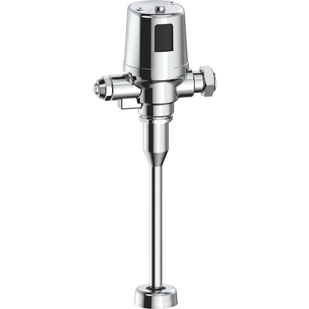 Delta Commercial 81T231BTA-20-MMO Electronic Exposed Urinal Flush Valve with Mechanical Manual Override, Less Stop - Battery Operated - Chrome