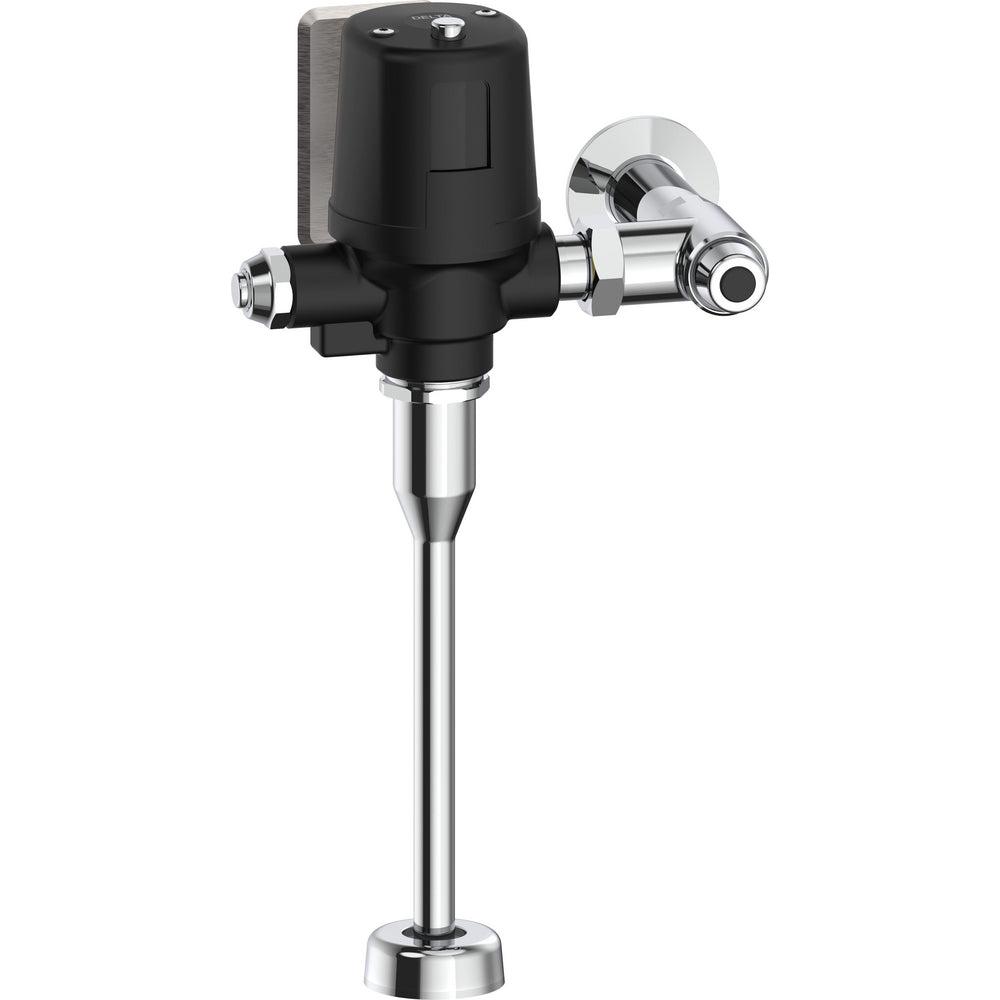 Delta Commercial 81T231HWA-05-MMO Electronic Exposed Urinal Flush Valve with Mechanical Manual Override - Hardwire Operated - Matte Black