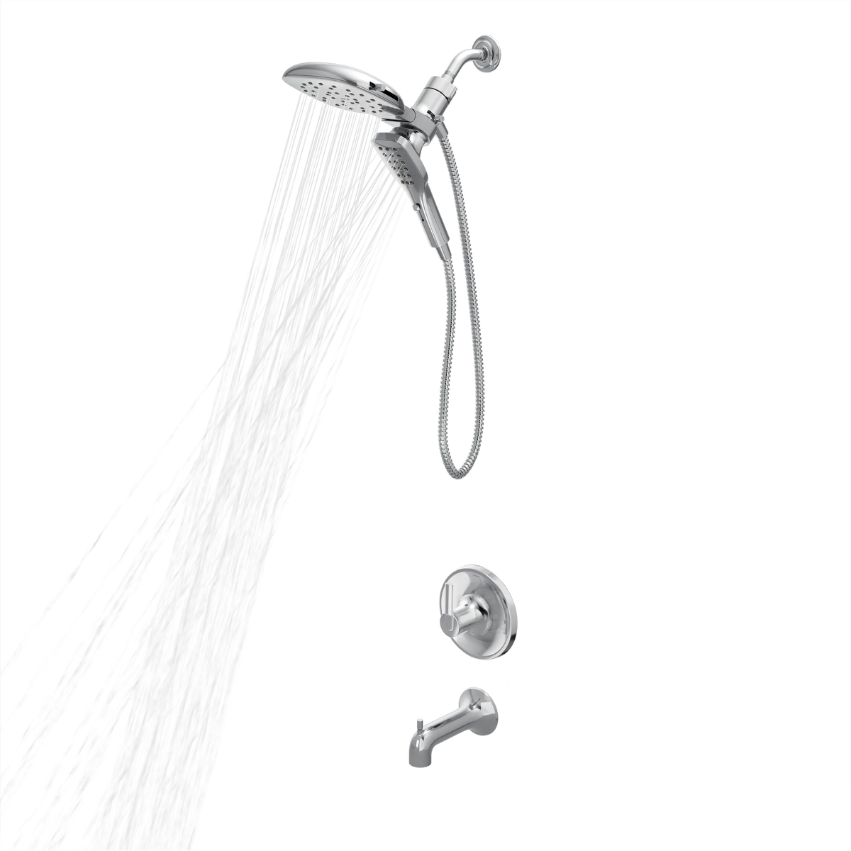 Moen Zyla Posi-Temp Tub/Shower 82140 in Chrome (82140) - view 8